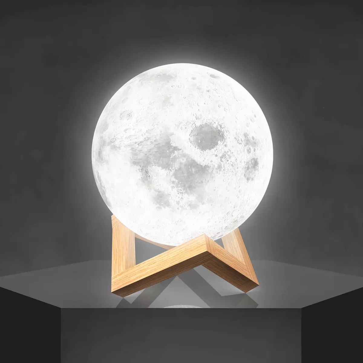 Articture Globe Moon Lamp Night Light Multicolor Lights Portable Pedestal