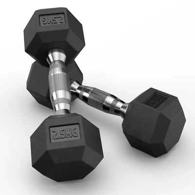 ATLETICA Hexagon Hantel Paar | 2.5 kg - 50 kg | Hexagon Kurzhanteln