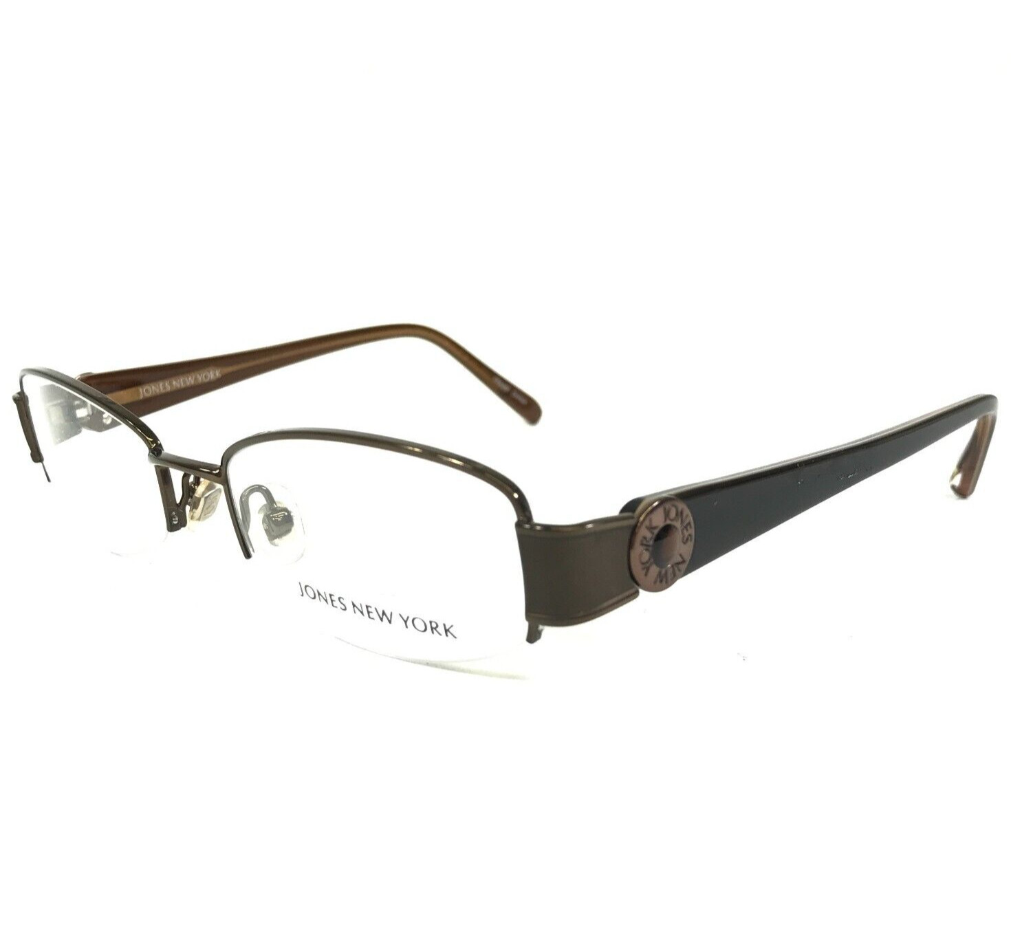 Jones New York Eyeglasses Frames J459 CHOCOLATE BROWN Rectangular 51-19-135