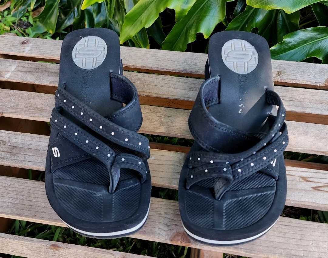 Skechers cali sales wedge sandals uk