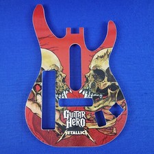 wii GUITAR HERO METALLICA FACEPLATE Fits Wii Red Octane/World Tour Controller