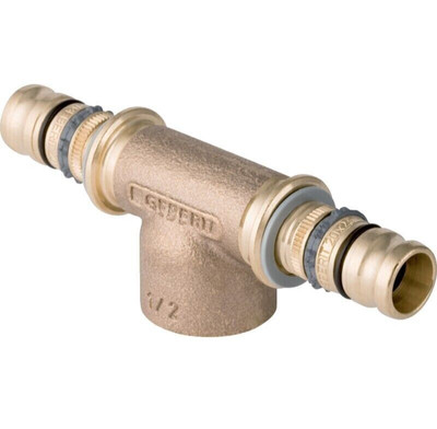 Geberit MEPLA T-Stück mit IG (Rotguss) d 32 x 3/4 x d 32 Adapter Fitting NEU