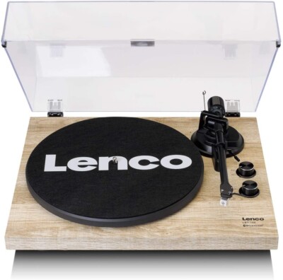 Lenco LBT-188 Plattenspieler - Bluetooth Plattenspieler - Riemenantrieb PINE