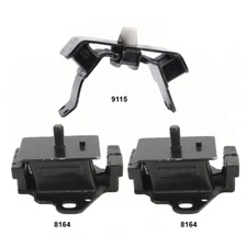 Engine & Transmission Mounts Set 3 Pcs for Toyota Tacoma 2.7L 2.4L  4WD