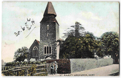 Upchurch Kirche Kent St Marys Horsham Lane - 1905 Postkarte X06