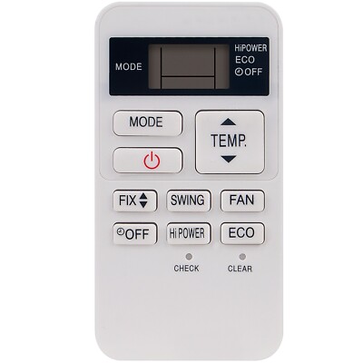 RAS-07BKV-E Replace Remote for Toshiba Air Conditioner RAS-077SKV-E6 RAS137SKVE7
