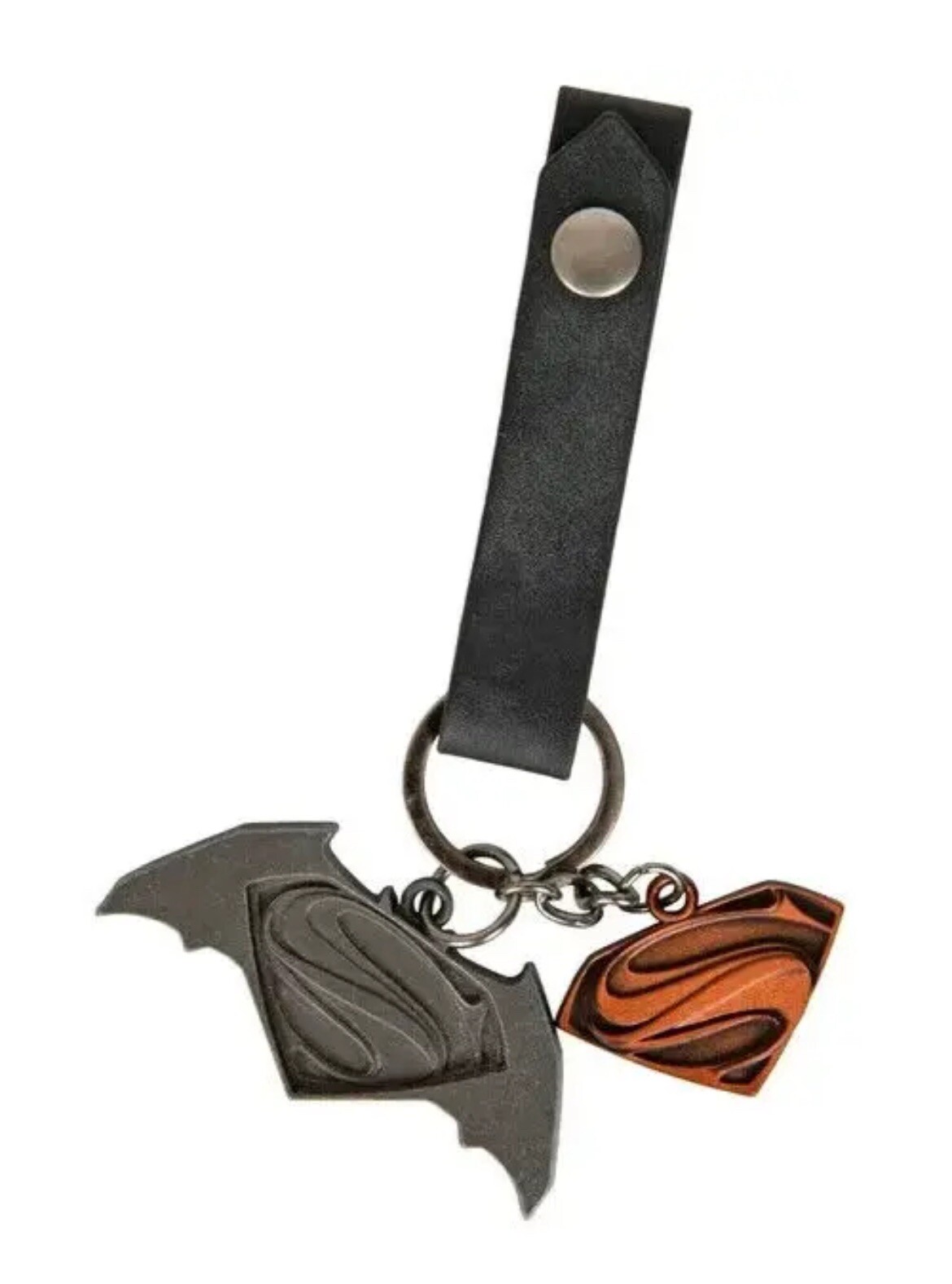 OFFICIAL BATMAN Vs SUPERMAN 2016 MOVIE METAL KEYCHAIN KEYRING QMX DC COMICS NEW