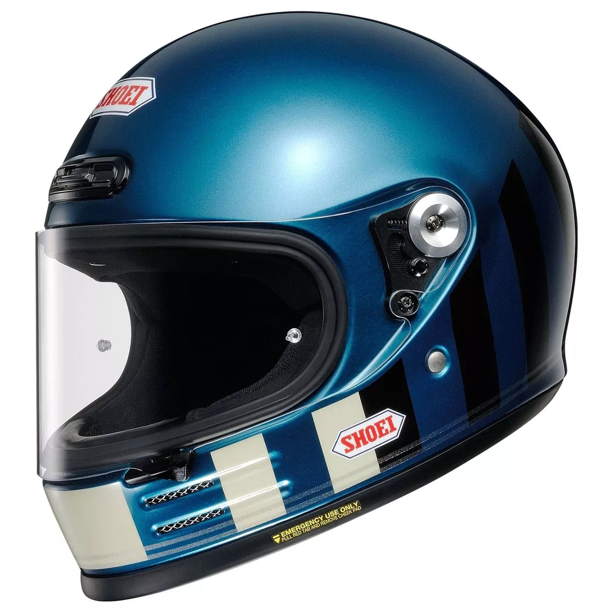 SHOEI GLAMSTER HELMET - RESURRECTION TC2 BLUE / BLACK