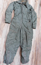 US AIR FORCE FLYER'S FLIGHT SUIT COVERALL CWU 1/P SIZE SMALL - LONG