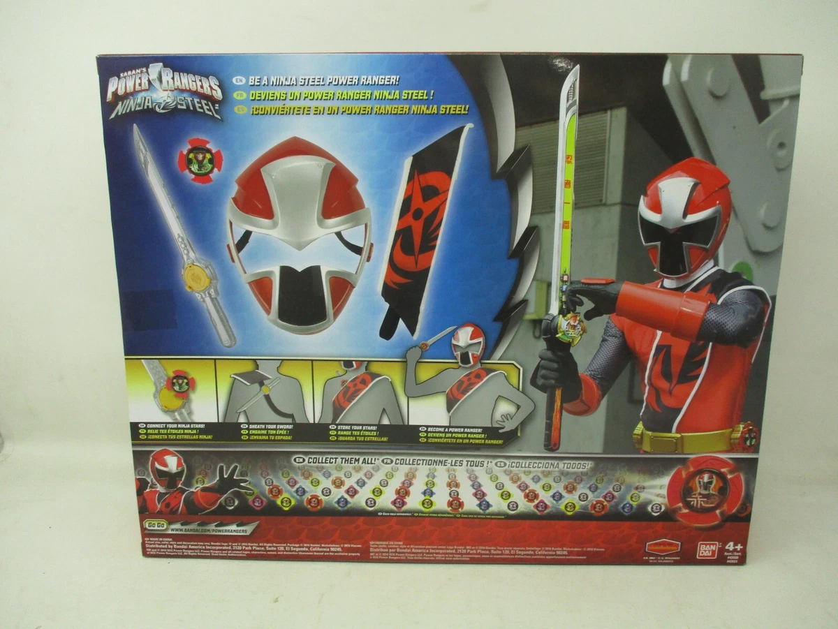Power Rangers Ninja Steel Red Ranger Hero Set eBay