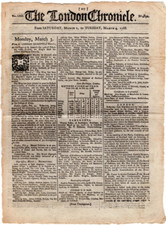 The London Chronicle Prematurely Reports the Death of Benjamin Franklin
