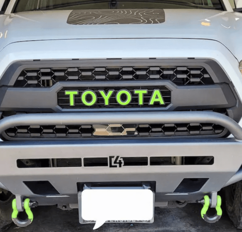 2016-2023 Toyota Tacoma TRD Pro Grille Letter Vinyl Decal Overlays - Premium Com - 第 5/33 張圖片