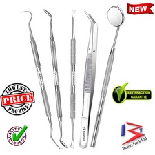 DENTAL TOOTH CLEANING KIT MULTI DENTIST SCRAPER PICK TOOL CALCULUS PLAQUE REMOVE
