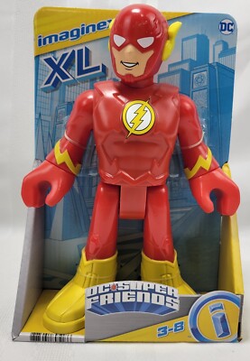 Imaginext DC Super Friends The Flash XL 10'' Poseable Preschool Action Figure