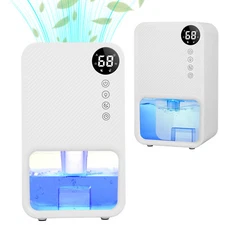 37.2OZ Dehumidifier Indoor Medium to Large Room For Home Basements Office Timer