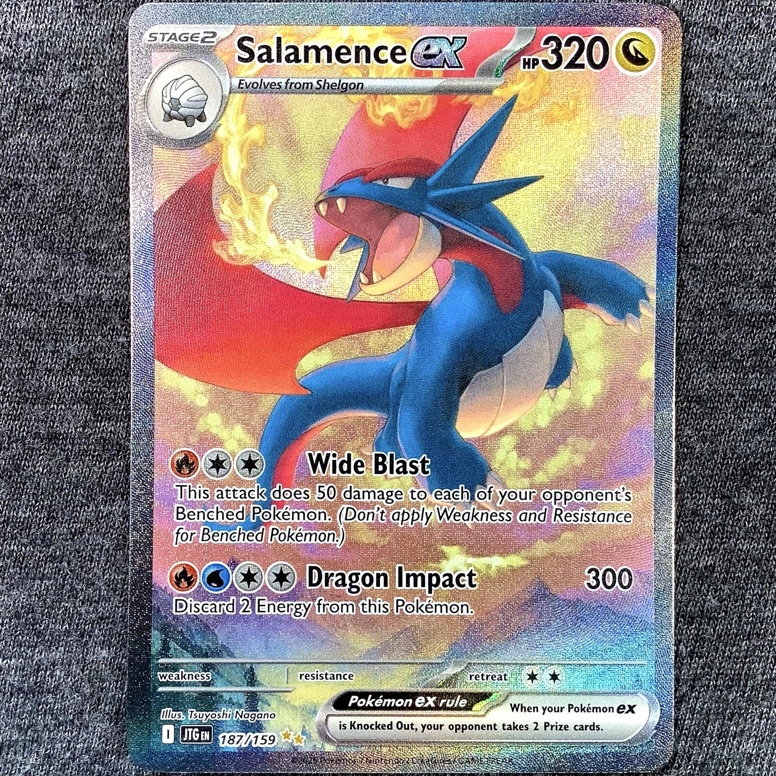 Deal for Pokemon Journey Together Salamence ex 187/159 Special Illustration Rare NM
