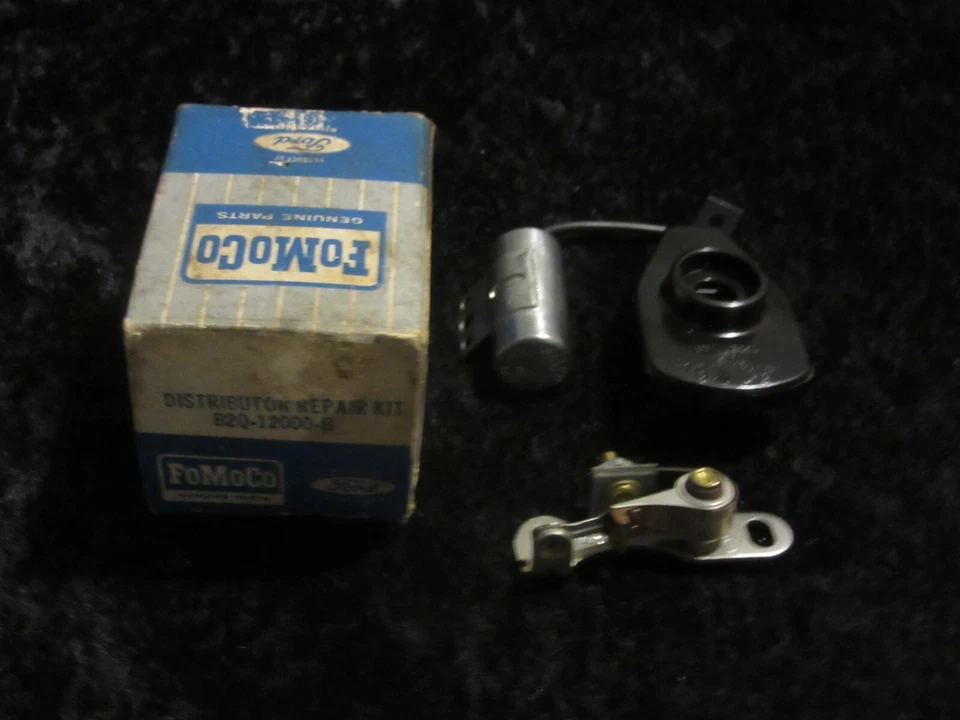 NOS 1952-1971 Ford Lincoln Mercury FoMoCo Distributor Repair Kit In Original Box Foto 3 de 3