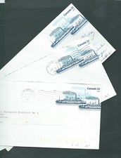 Canada - Postal Stationery 3 x # U115 Ships...202-Ft on back