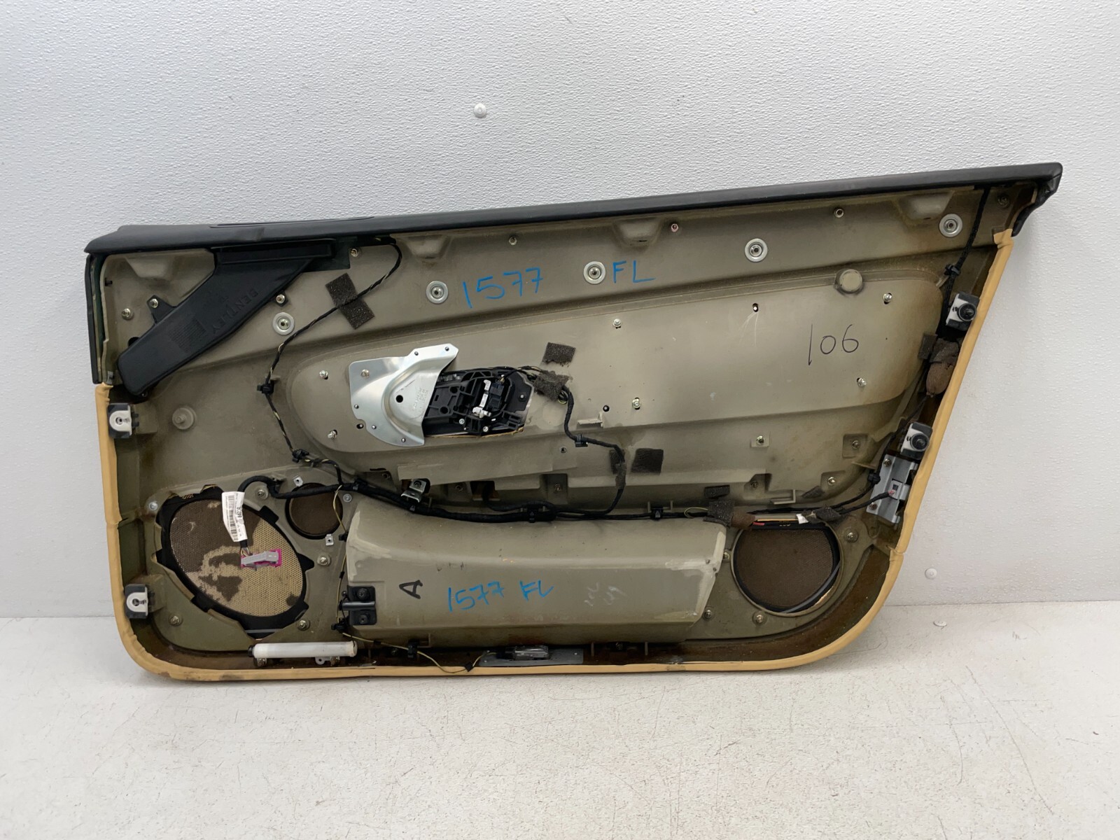 2003-2007 Bentley Continental GT Front Left Interior Door Cover Panel 1577 OEM
