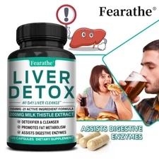 Liver Detoxification - 21 Active Ingredients Promote Fat Metabolism, Cleansing