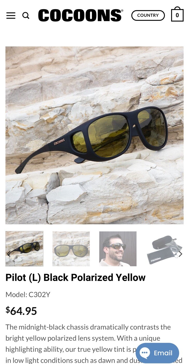 Cocoons FitOver Sunglasses for Comfortable UV Protection  