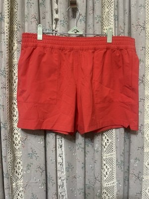 Faherty All Day Shorts Hibiscus Red XL Pull On Performance Shorts NWT