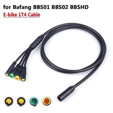 1T4 Cable Wiring Harness for Bafang BBS01 BBS02 BBSHD Mid Motor Extension Cable