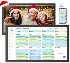 27" Digital Calendar for-Family-Schedules Wall-Planner Black 32GB,