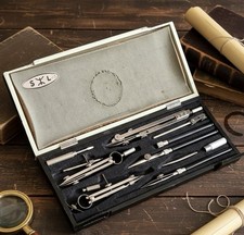 Coffret vintage d’instruments de précision - Société des Lunetiers (SL)