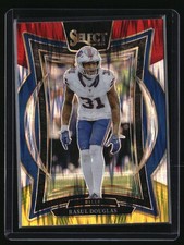 2024 Panini Select #89 Rasul Douglas Red & Yellow Prizm Shock