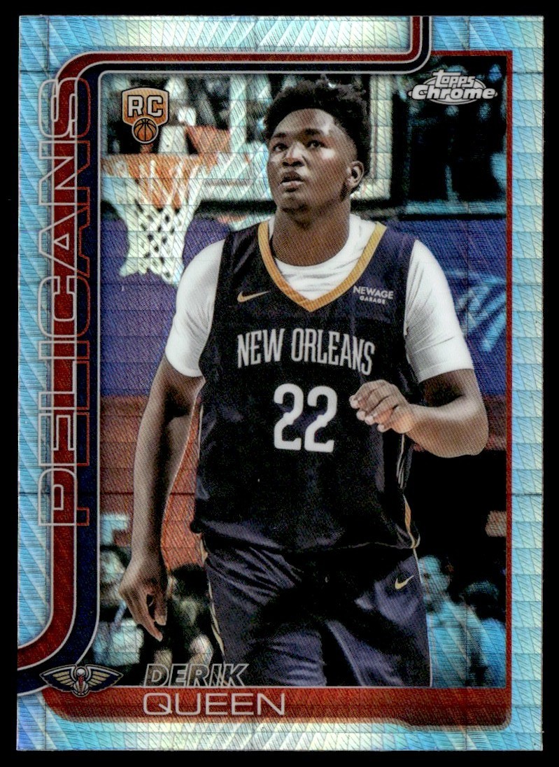 2025-26 Topps Chrome Prism Derik Queen RC #263 | eBay