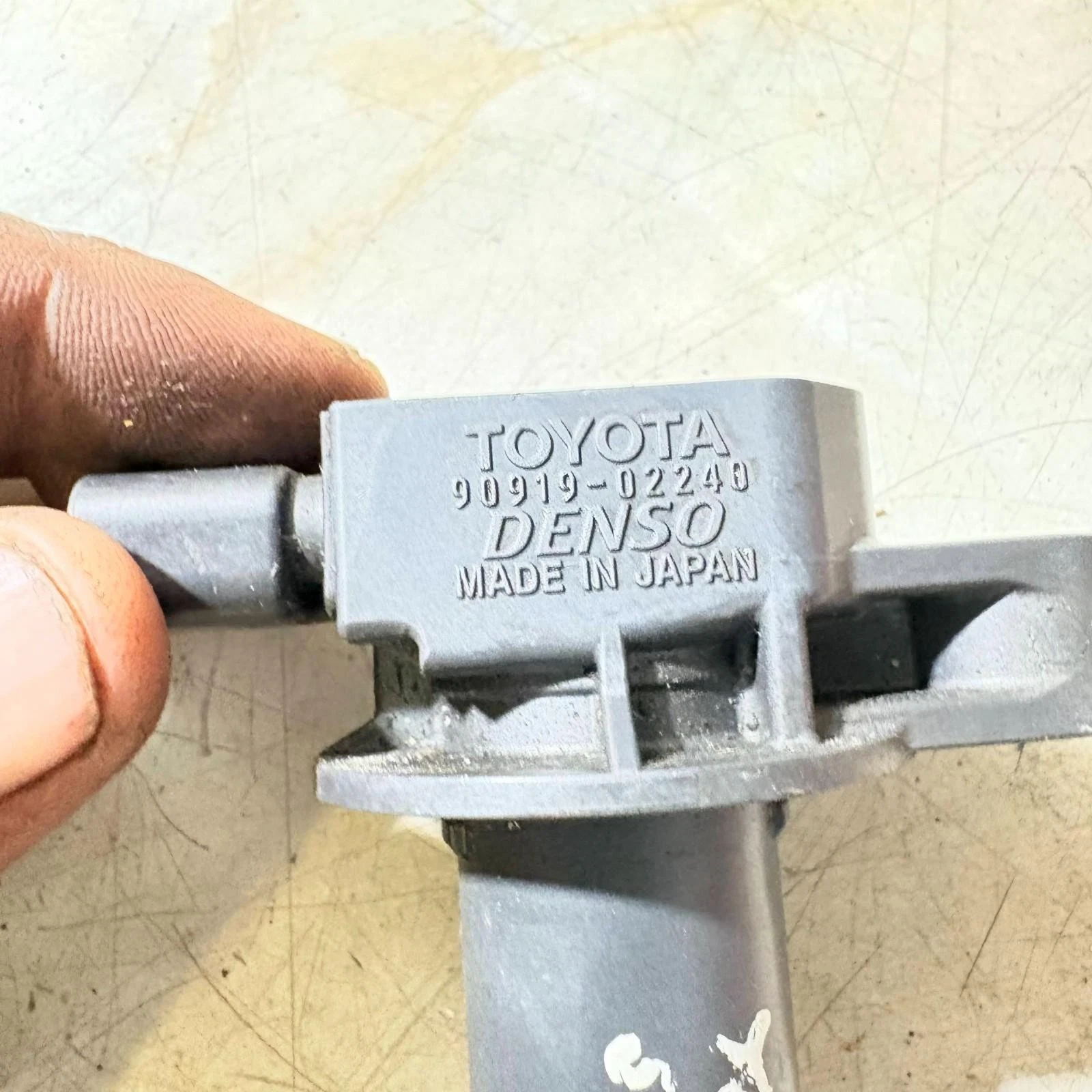 Toyota 90919-02240 Denso Made in Japan part number marking