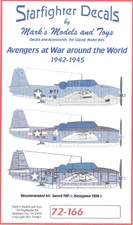 Starfighter Decals 1/72 AVENGERS AT WAR AROUND THE WORLD 1942-1945