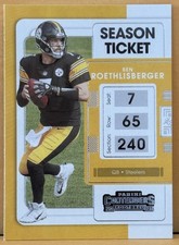 2021 Panini Contenders Football Ben Roethlisberger Pittsburgh Steelers #82