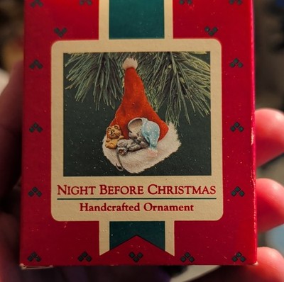 Hallmark Keepsake Ornament 1991 Friends Are Fun Bunnies on Teeter-Totter