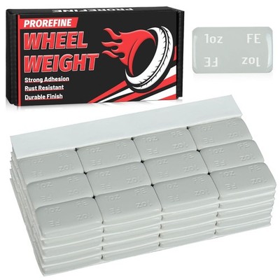 Upgraded 1oz 80 PCS Adhesive Wheel Weights Stick On Steel Rims Corrosion