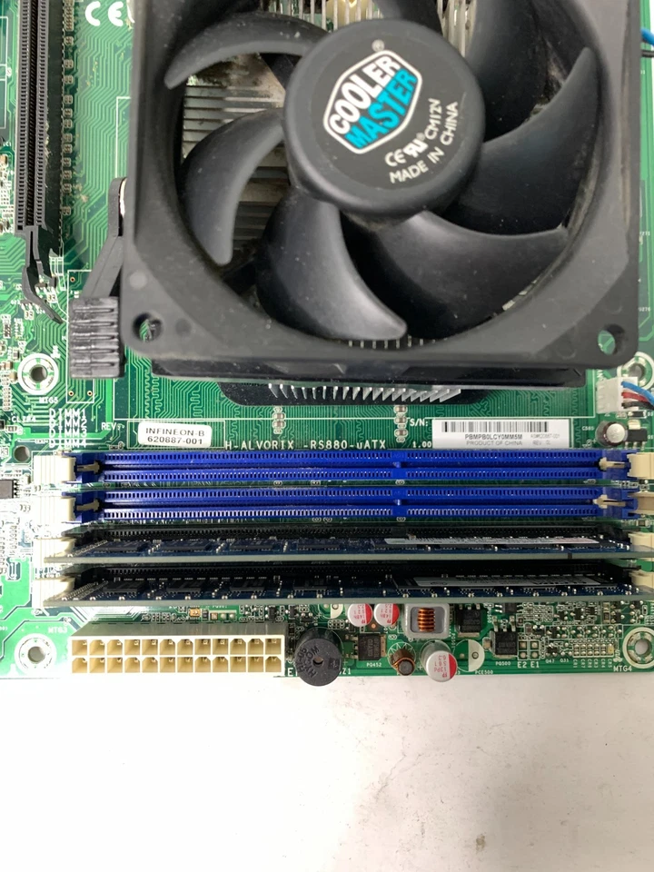 HP H-ALVORIX-RS880-uATX Board Combo + AMD X4 645 + 6GB DDR3 + I/O SHIELD +Cooler - Image 2 of 4