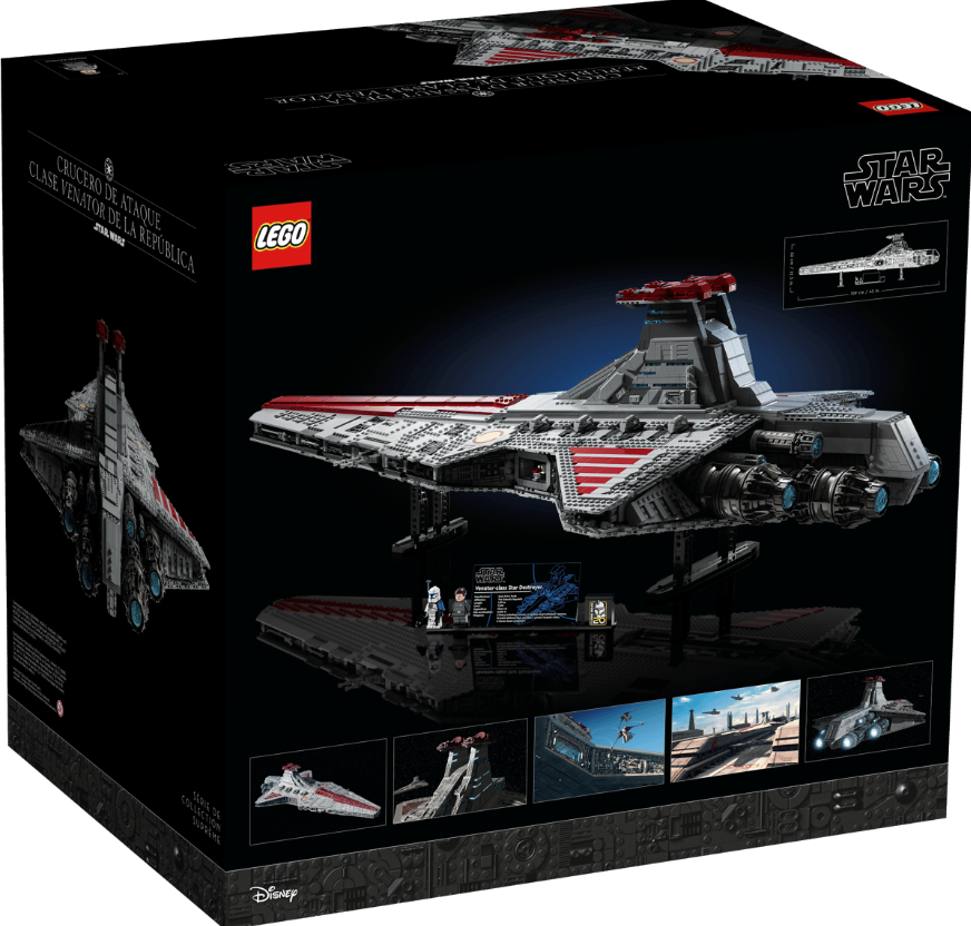 LEGO Venator-Class Republic Attack Cruiser 75367 Star Wars 5374 pcs ...