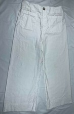 Maeve Anthropologie Colette White Wide-Leg Pants Women  s Size 32