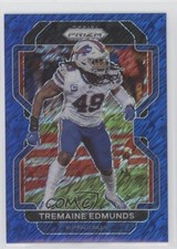 2021 Panini Prizm Blue Shimmer Prizm 2/25 Tremaine Edmunds #120 n0c