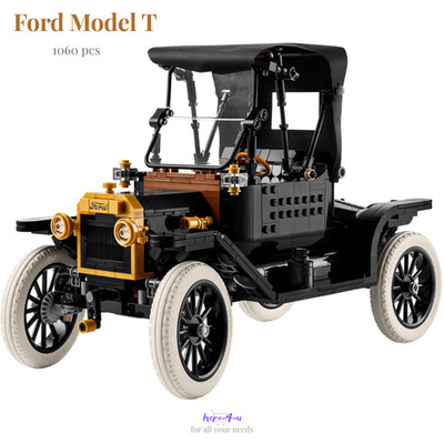 Build Blocks Icons - Ford Model T | 1060pcs (11376) High Quality ABS Plastic Kit