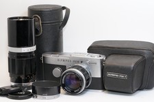 Near MINT OLYMPUS PEN-FT 35mm Half Frame Camera 40mm F1.4 150mm F4 Japan