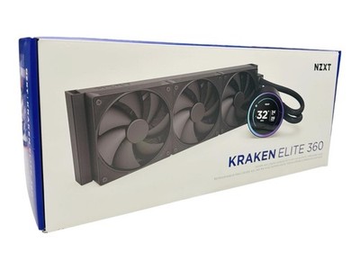 NZXT Kraken 360 3x120mm AiO Liquid CPU Cooler - Matte Black (OB)