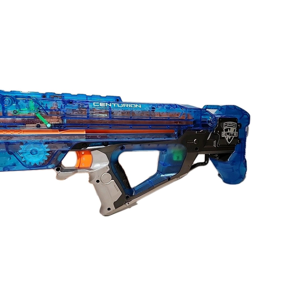 NERF N-Strike Elite Centurion Blaster Mega Series Blue Sonic Ice