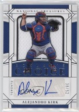2022 National Treasures Ecklar's Choice Relics 38/52 Alejandro Kirk Auto fl4