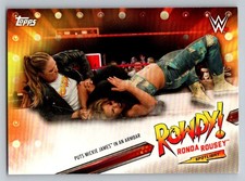 2019 Topps WWE Road to Wrestlemania #10 Ronda Rousey Rowdy Ronda Rousey