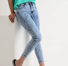 Roberto Cavalli Women's Skinny Jeans Blue EUR 36, US 4, Waist 26 Falabella