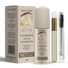 BROWSXPERT Clarifying Shampoo Foam Oil-Free Makeup Remover Brow  Lash Prep 60ml