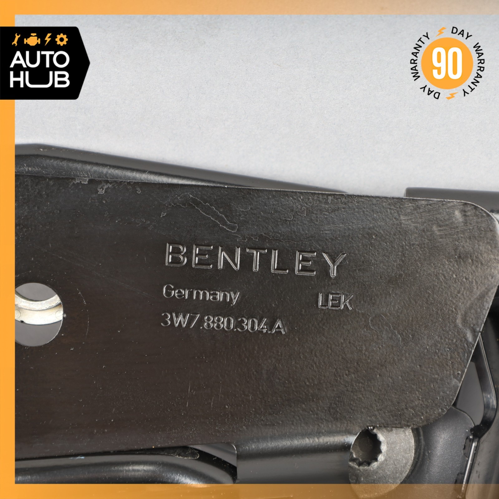 Bentley Continental GTC Cabrio Seat Belt Extender Guide Right 3W7880304A OEM