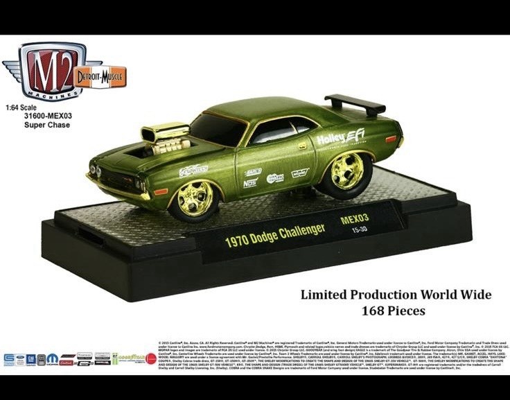 M2 Machines 1970 Dodge Challenger Ground Pounders Super Chase – 1